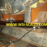 Milk tank weighing system