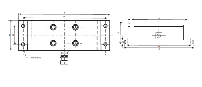 Web tension load cell 8